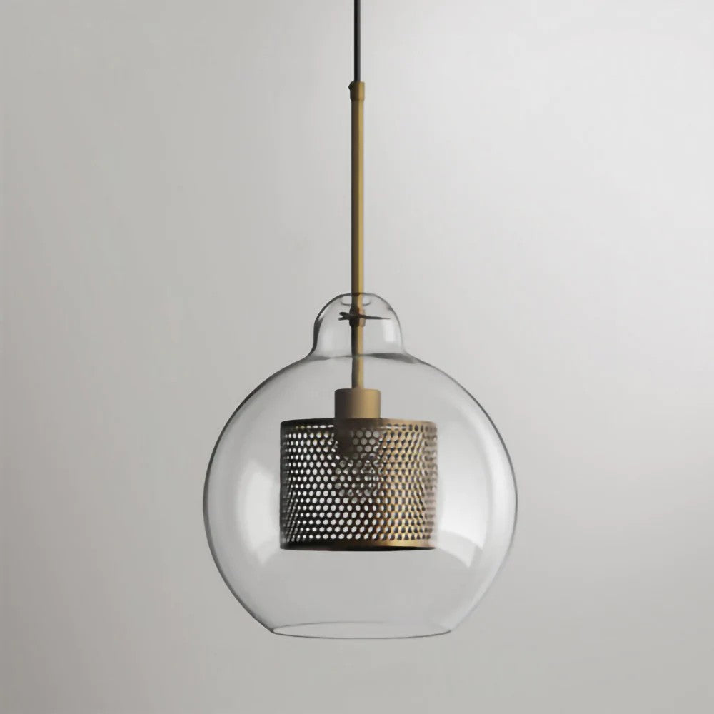 Glass Pendant Light Fixture - Modern Chiswick Design for Kitchen Island & Dining Room Lighting