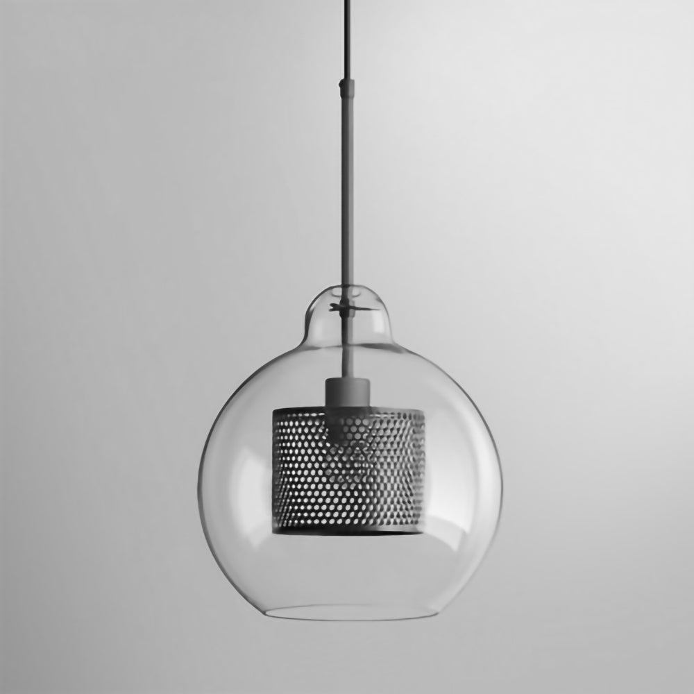 Glass Pendant Light Fixture - Modern Chiswick Design for Kitchen Island & Dining Room Lighting