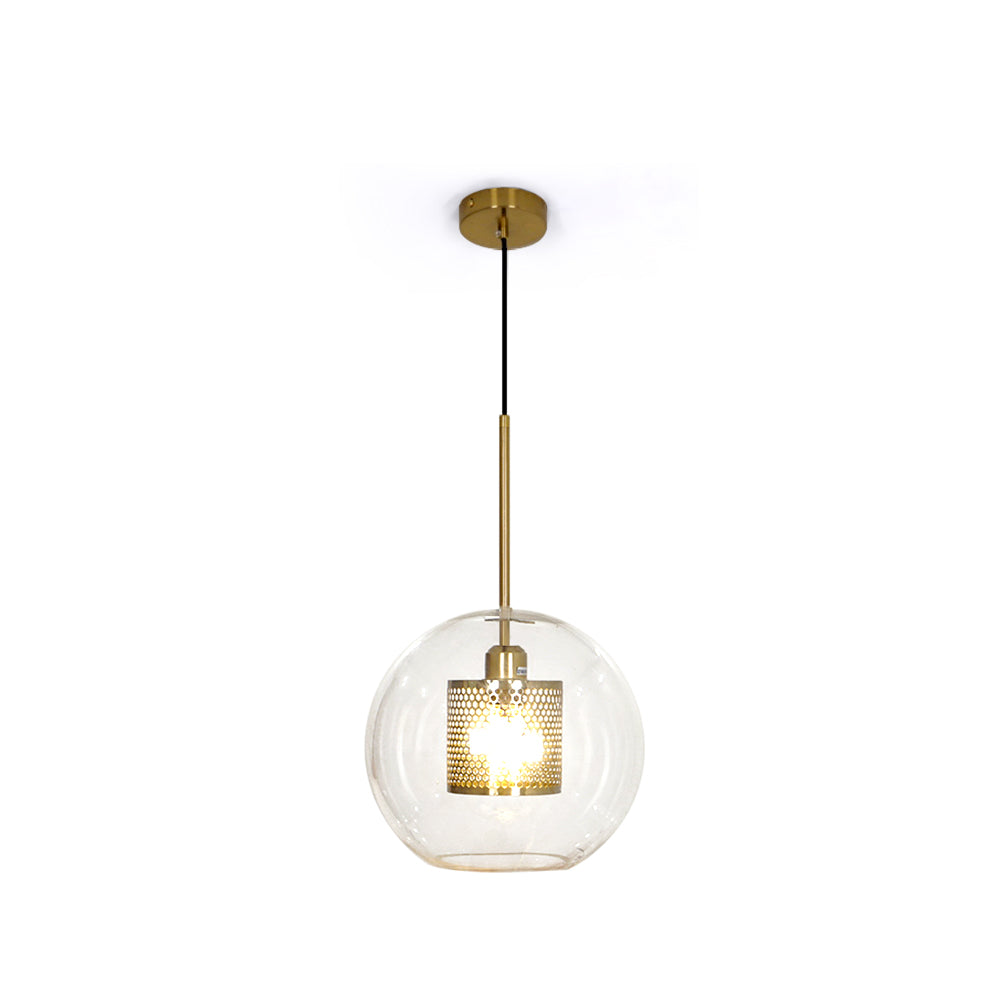 Glass Pendant Light Fixture - Modern Chiswick Design for Kitchen Island & Dining Room Lighting