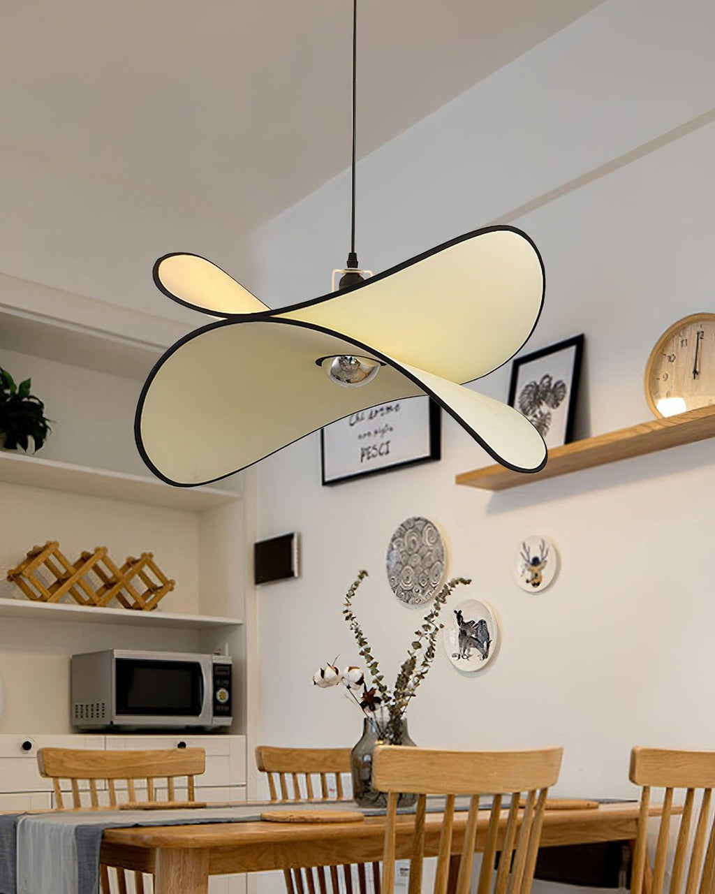 LED Pendant Light Fixture - Modern Industrial Design - Adjustable Height - Ideal for Kitchen, Dining Room & Living Spaces