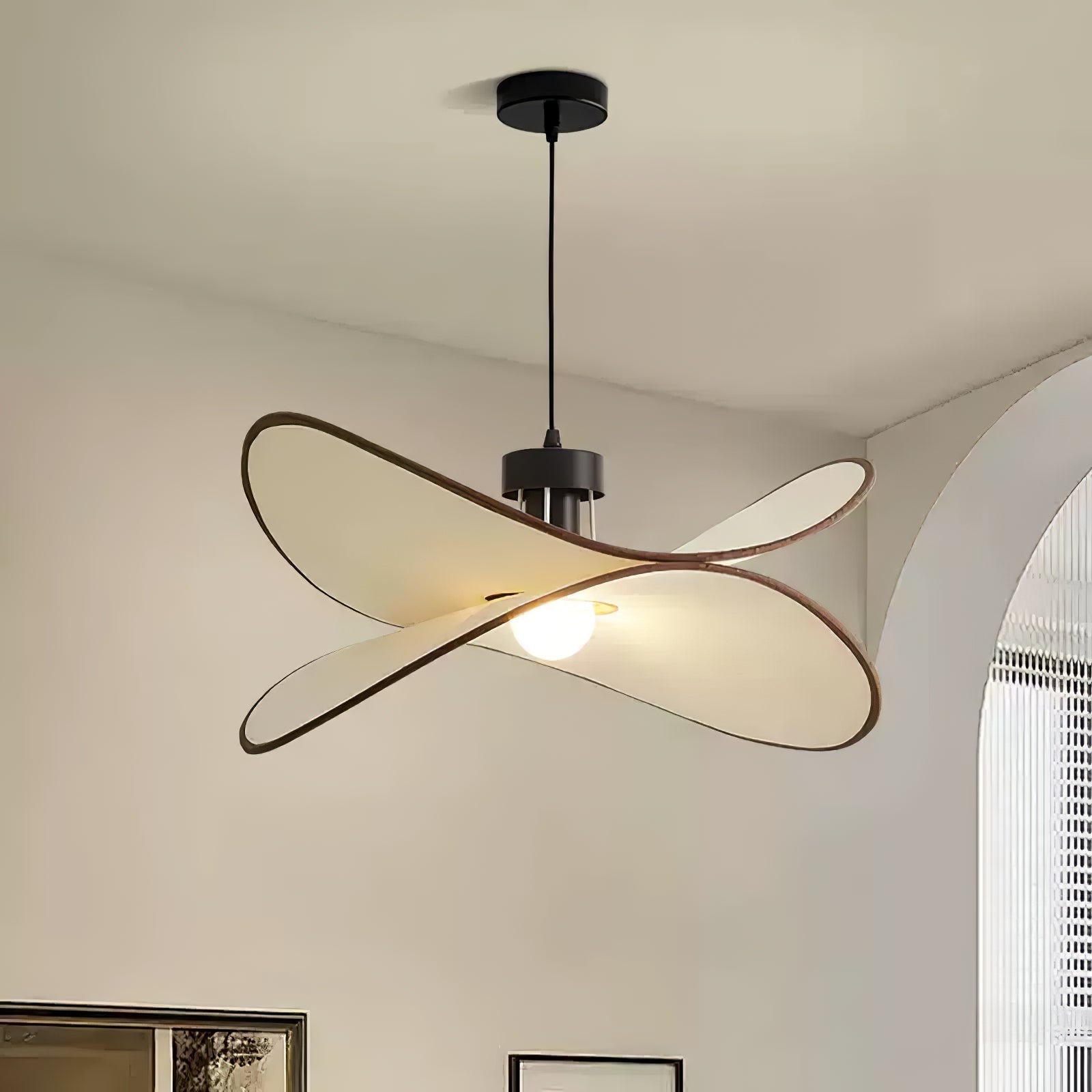 LED Pendant Light Fixture - Modern Industrial Design - Adjustable Height - Ideal for Kitchen, Dining Room & Living Spaces