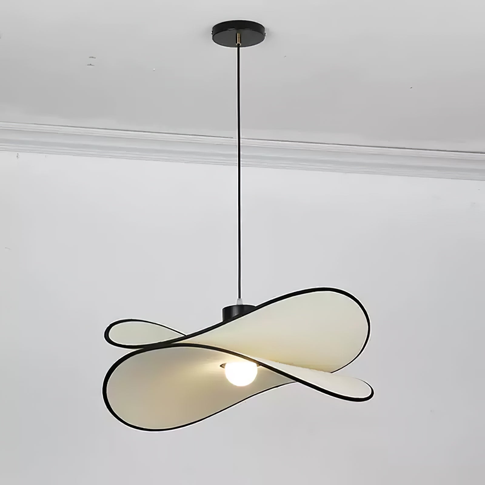 LED Pendant Light Fixture - Modern Industrial Design - Adjustable Height - Ideal for Kitchen, Dining Room & Living Spaces