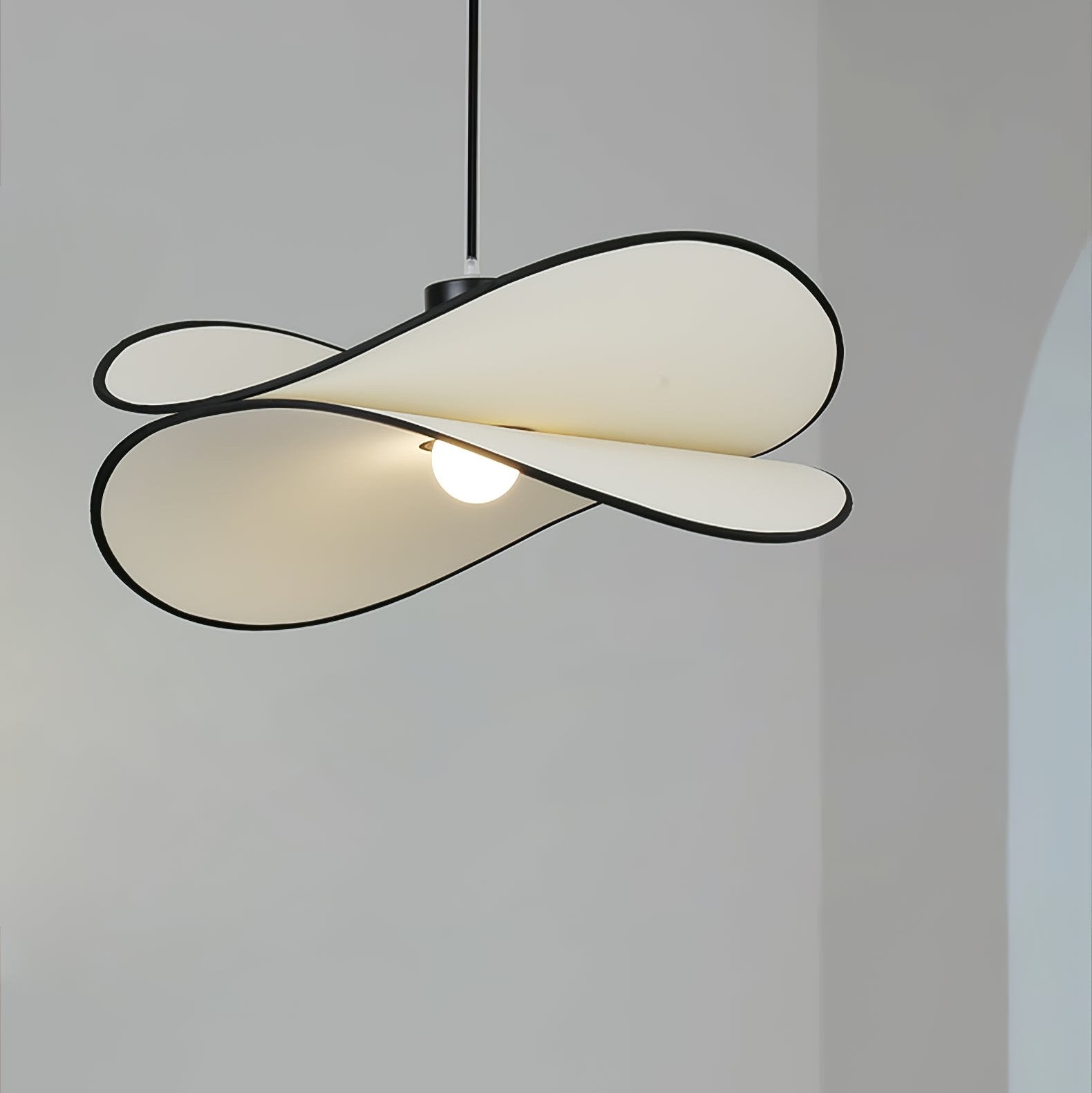 LED Pendant Light Fixture - Modern Industrial Design - Adjustable Height - Ideal for Kitchen, Dining Room & Living Spaces