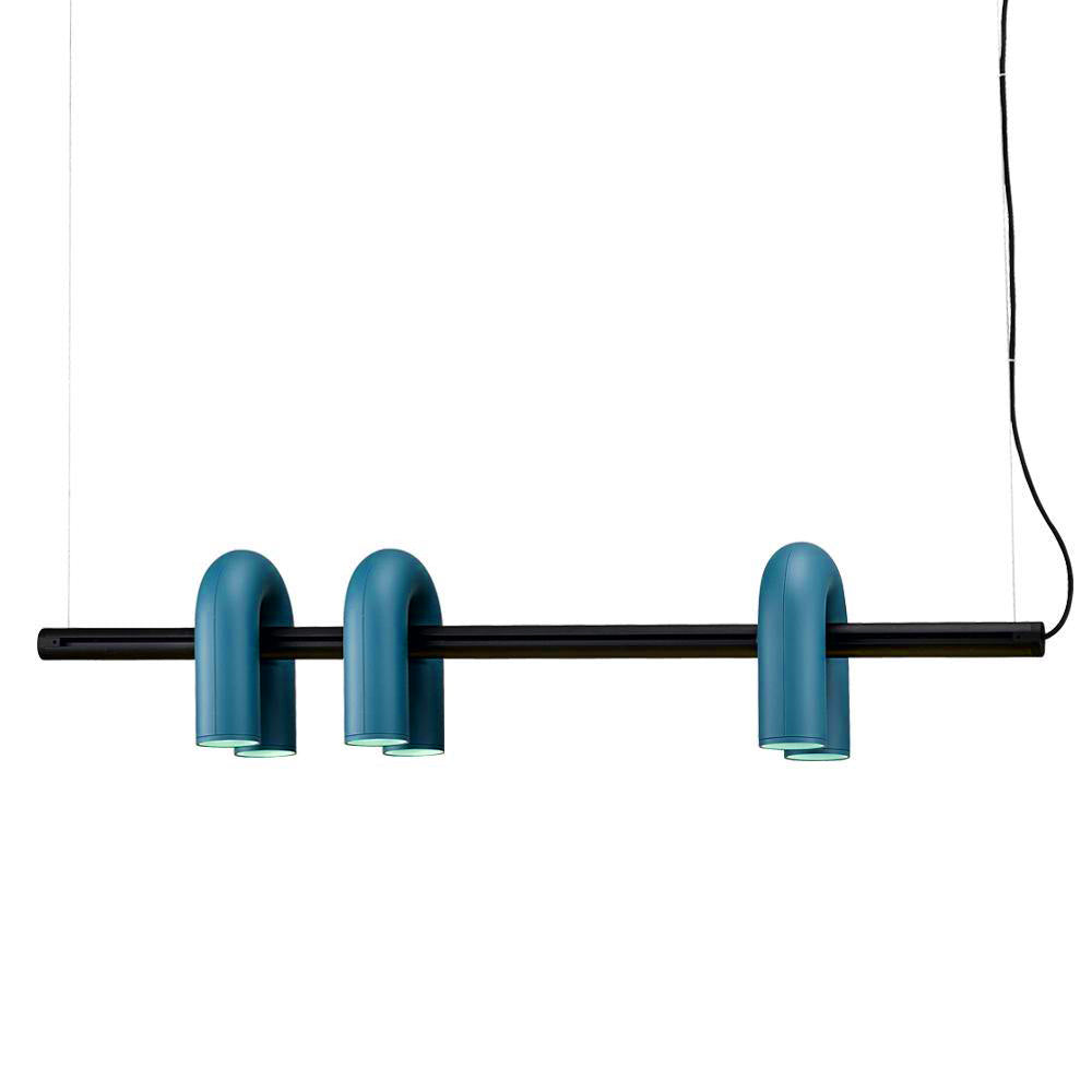 U-Shape LED Chandelier | Adjustable, Multi-Head Design for Modern Indoor Spaces