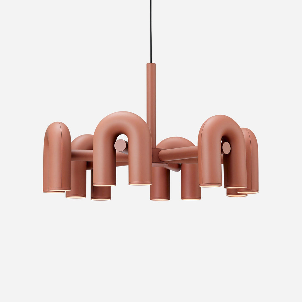 U-Shape LED Chandelier | Adjustable, Multi-Head Design for Modern Indoor Spaces