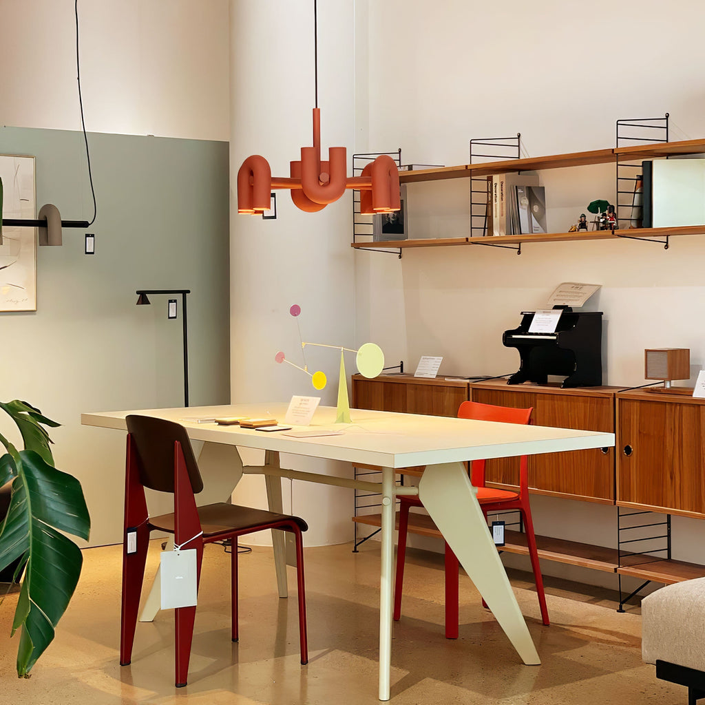 U-Shape LED Chandelier | Adjustable, Multi-Head Design for Modern Indoor Spaces