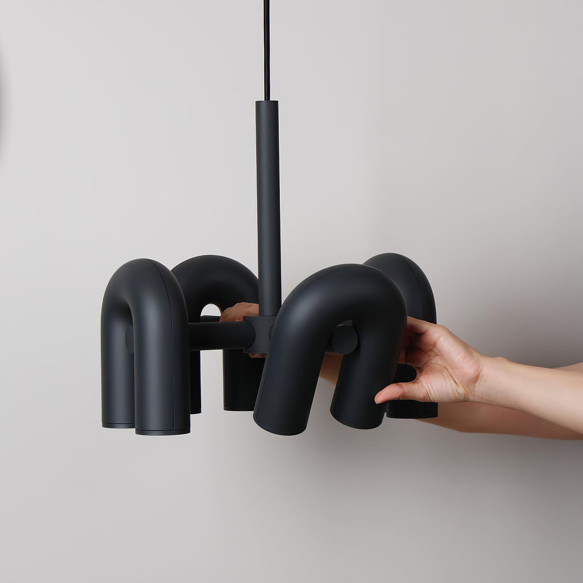 U-Shape LED Chandelier | Adjustable, Multi-Head Design for Modern Indoor Spaces