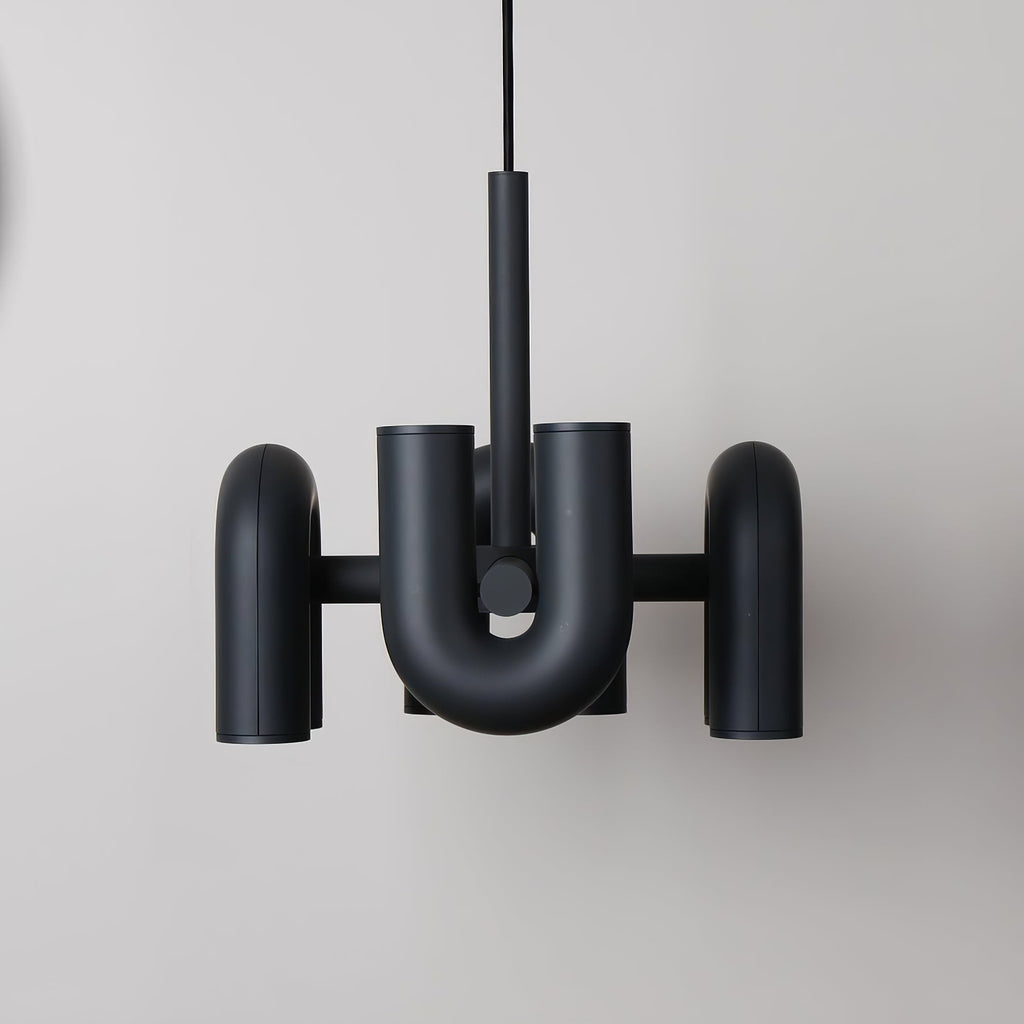U-Shape LED Chandelier | Adjustable, Multi-Head Design for Modern Indoor Spaces