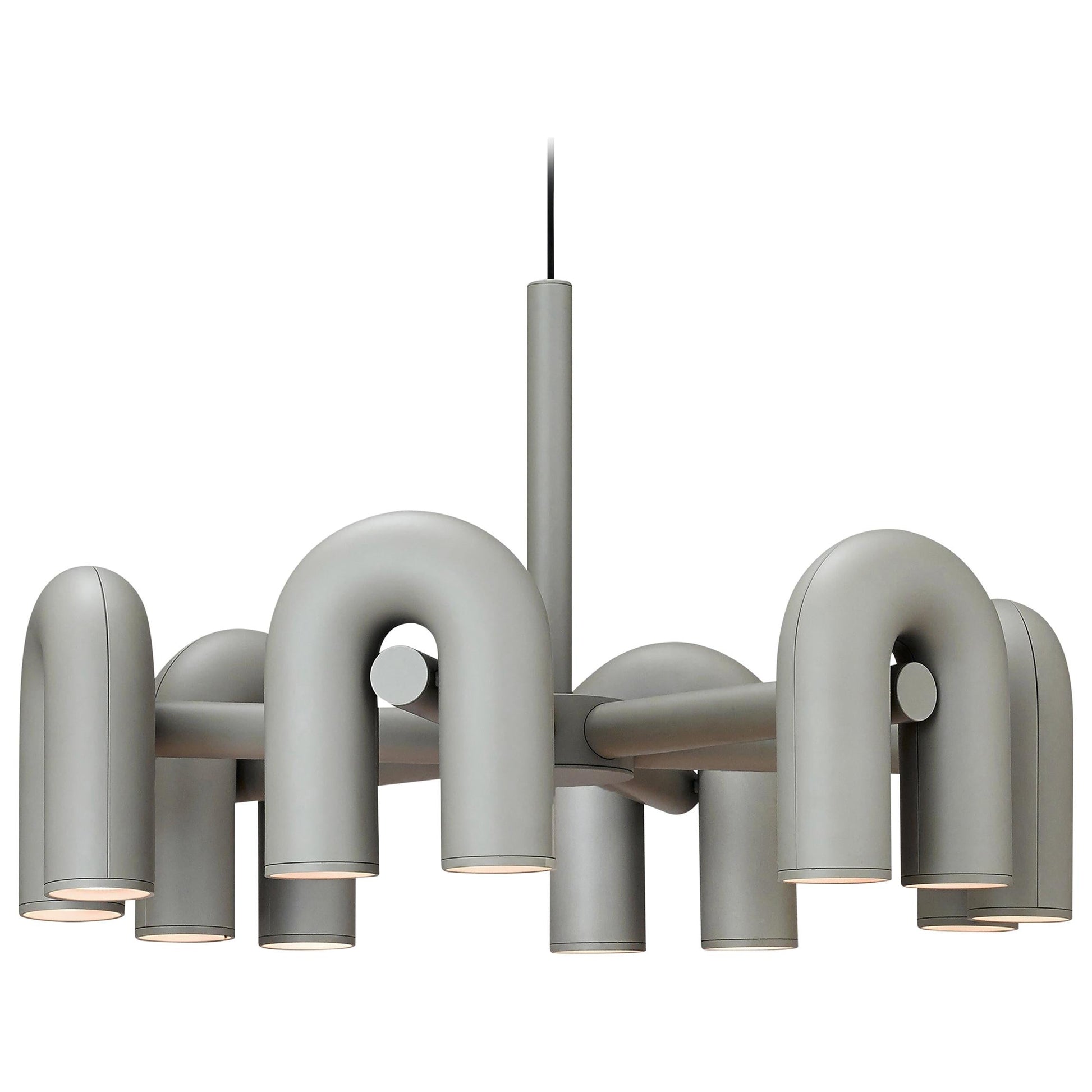 U-Shape LED Chandelier | Adjustable, Multi-Head Design for Modern Indoor Spaces