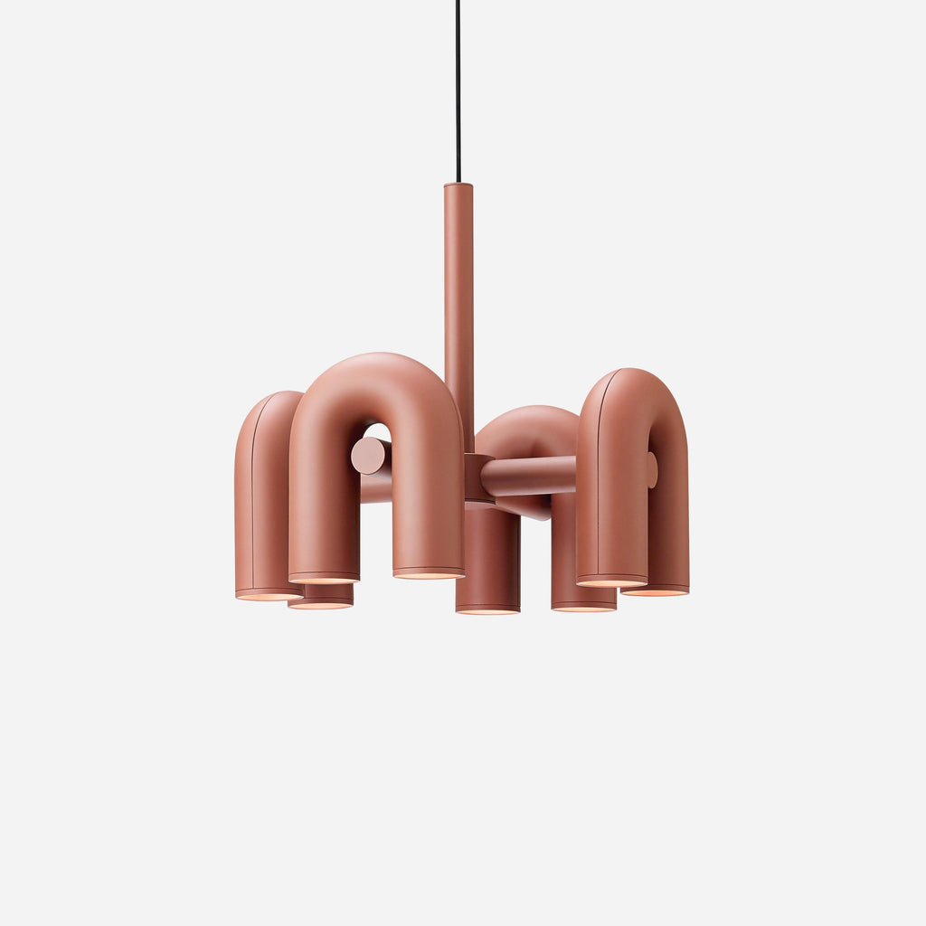 U-Shape LED Chandelier | Adjustable, Multi-Head Design for Modern Indoor Spaces