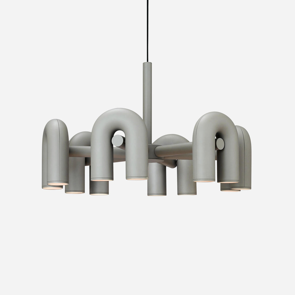 U-Shape LED Chandelier | Adjustable, Multi-Head Design for Modern Indoor Spaces