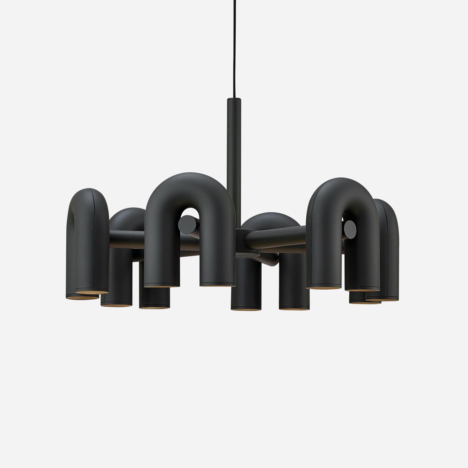U-Shape LED Chandelier | Adjustable, Multi-Head Design for Modern Indoor Spaces