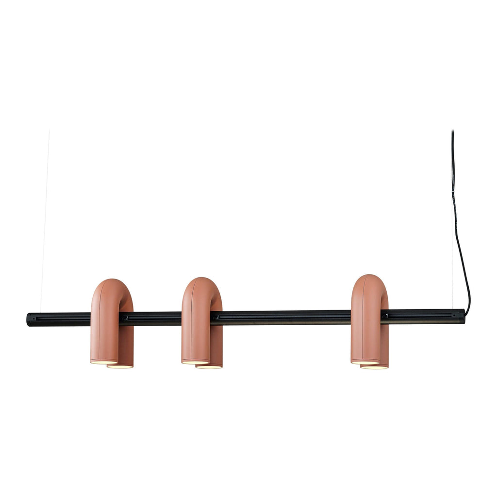 U-Shape LED Chandelier | Adjustable, Multi-Head Design for Modern Indoor Spaces