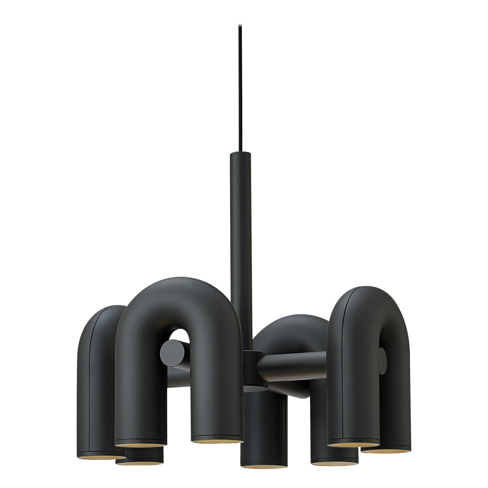 U-Shape LED Chandelier | Adjustable, Multi-Head Design for Modern Indoor Spaces