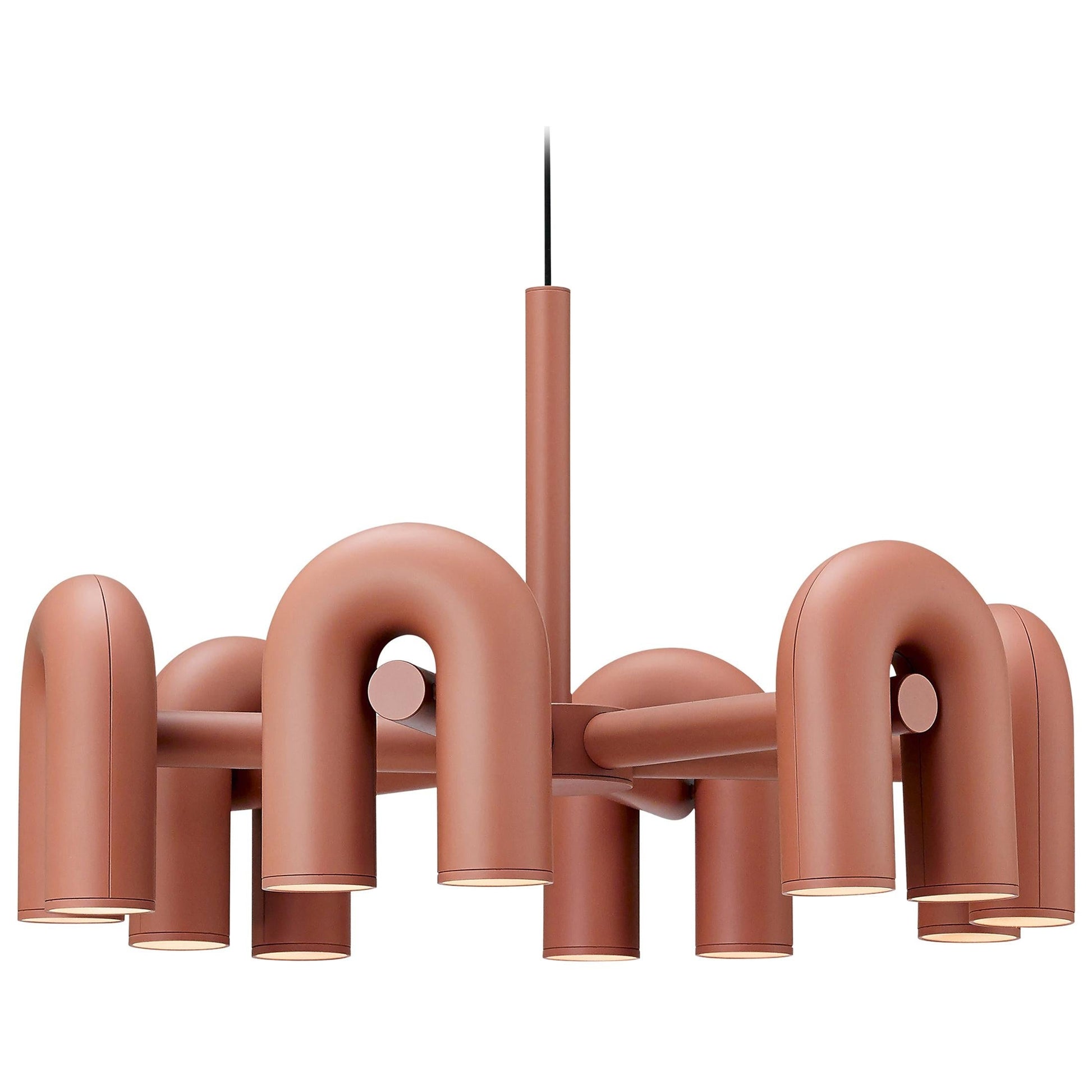 U-Shape LED Chandelier | Adjustable, Multi-Head Design for Modern Indoor Spaces
