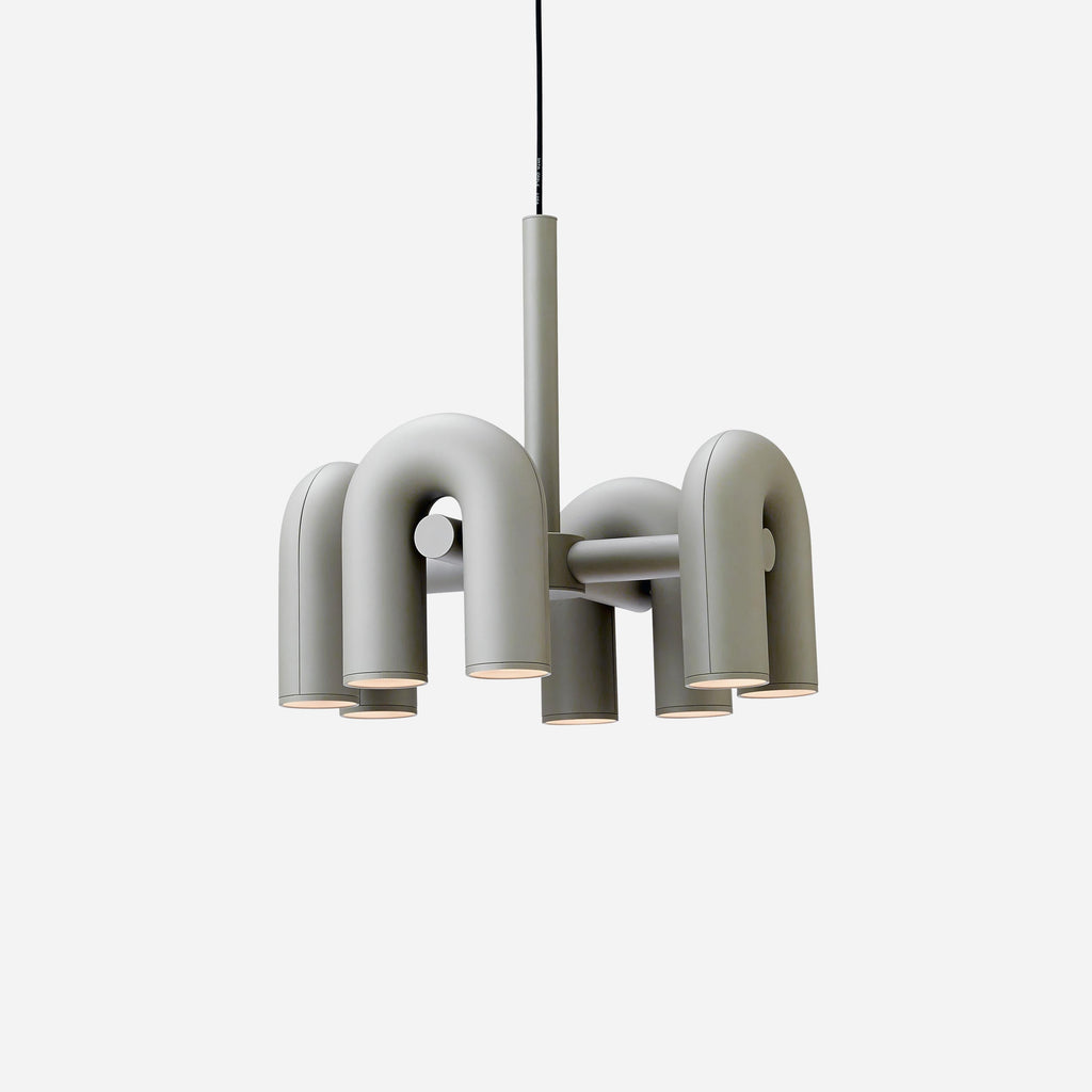 U-Shape LED Chandelier | Adjustable, Multi-Head Design for Modern Indoor Spaces