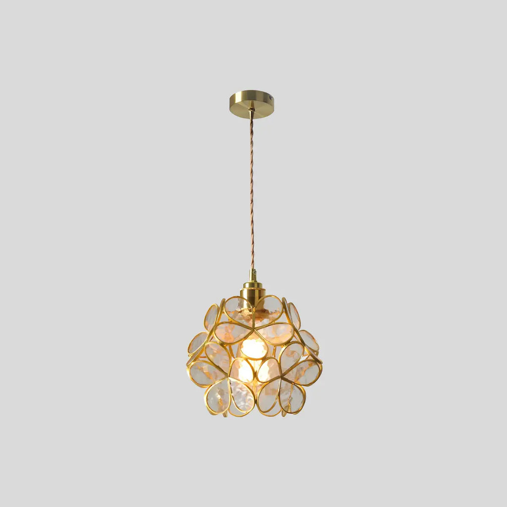 Handcrafted Stained Glass Pendant Light | Cherry Blossom Design for Dining Rooms, Kitchens & Bedrooms