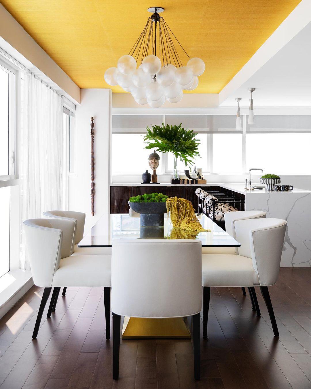 LED Bubble Chandelier Light Fixture - Modern Round Pendant for Dining Room & Living Room Decor