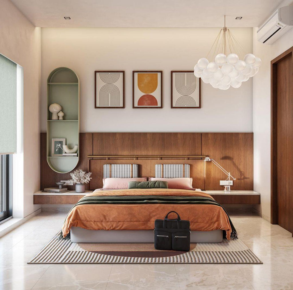 LED Bubble Chandelier Light Fixture - Modern Round Pendant for Dining Room & Living Room Decor