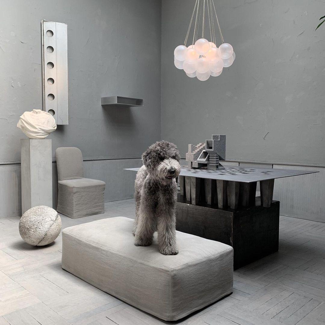 LED Bubble Chandelier Light Fixture - Modern Round Pendant for Dining Room & Living Room Decor