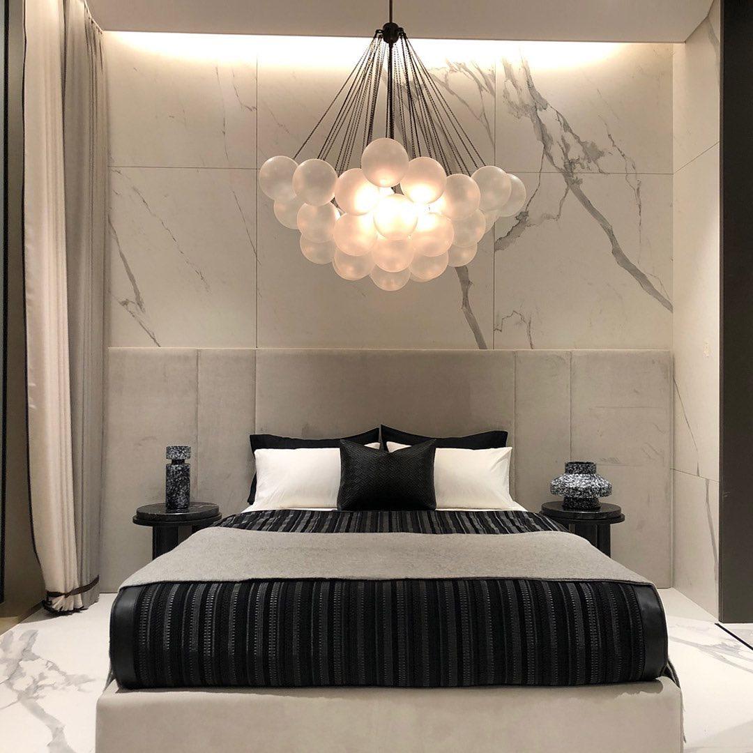 LED Bubble Chandelier Light Fixture - Modern Round Pendant for Dining Room & Living Room Decor