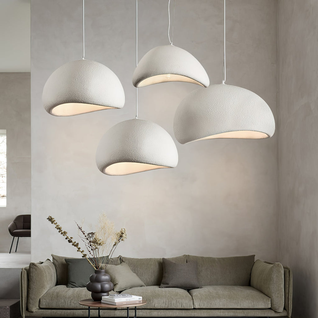 LED Cloud Pendant Light - Modern White Fixture for Living Room & Dining Room Lighting