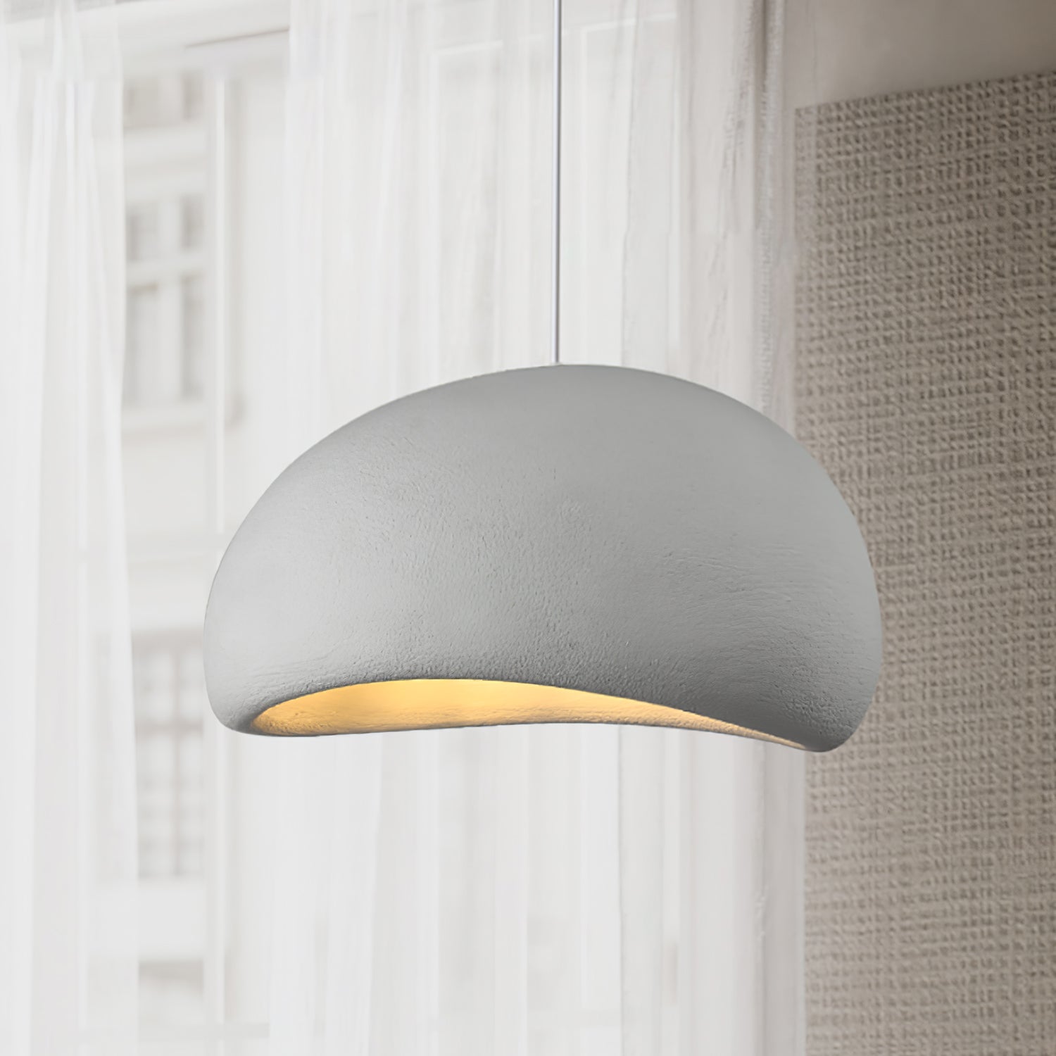 LED Cloud Pendant Light - Modern White Fixture for Living Room & Dining Room Lighting