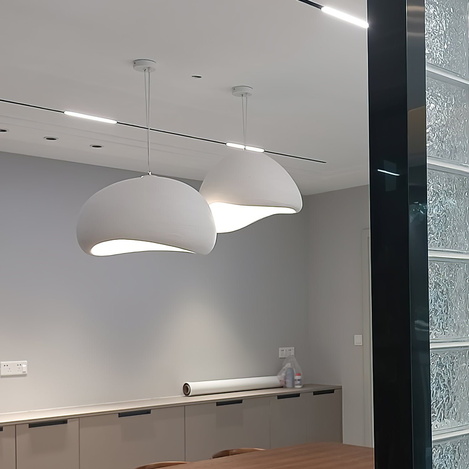 LED Cloud Pendant Light - Modern White Fixture for Living Room & Dining Room Lighting