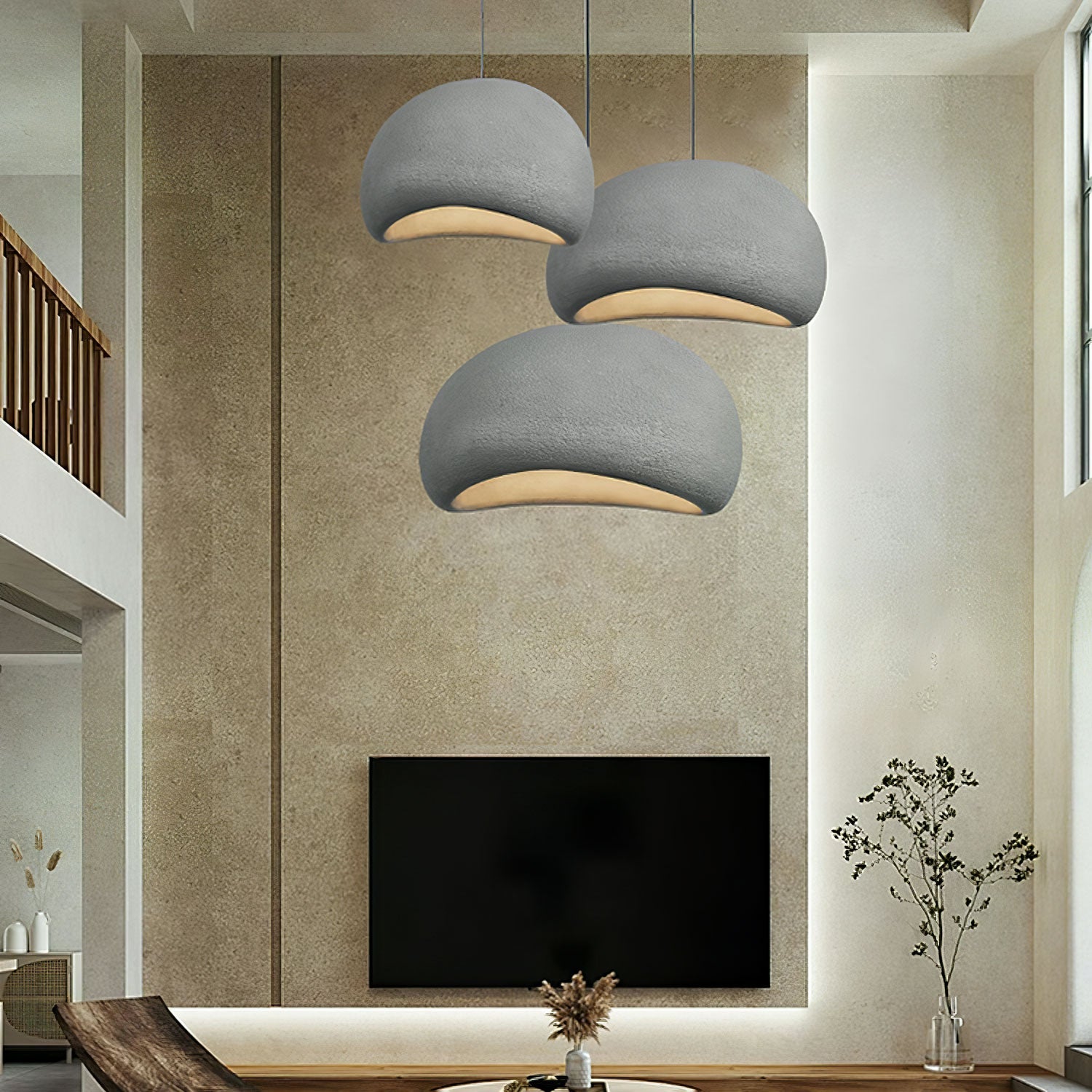 LED Cloud Pendant Light - Modern White Fixture for Living Room & Dining Room Lighting