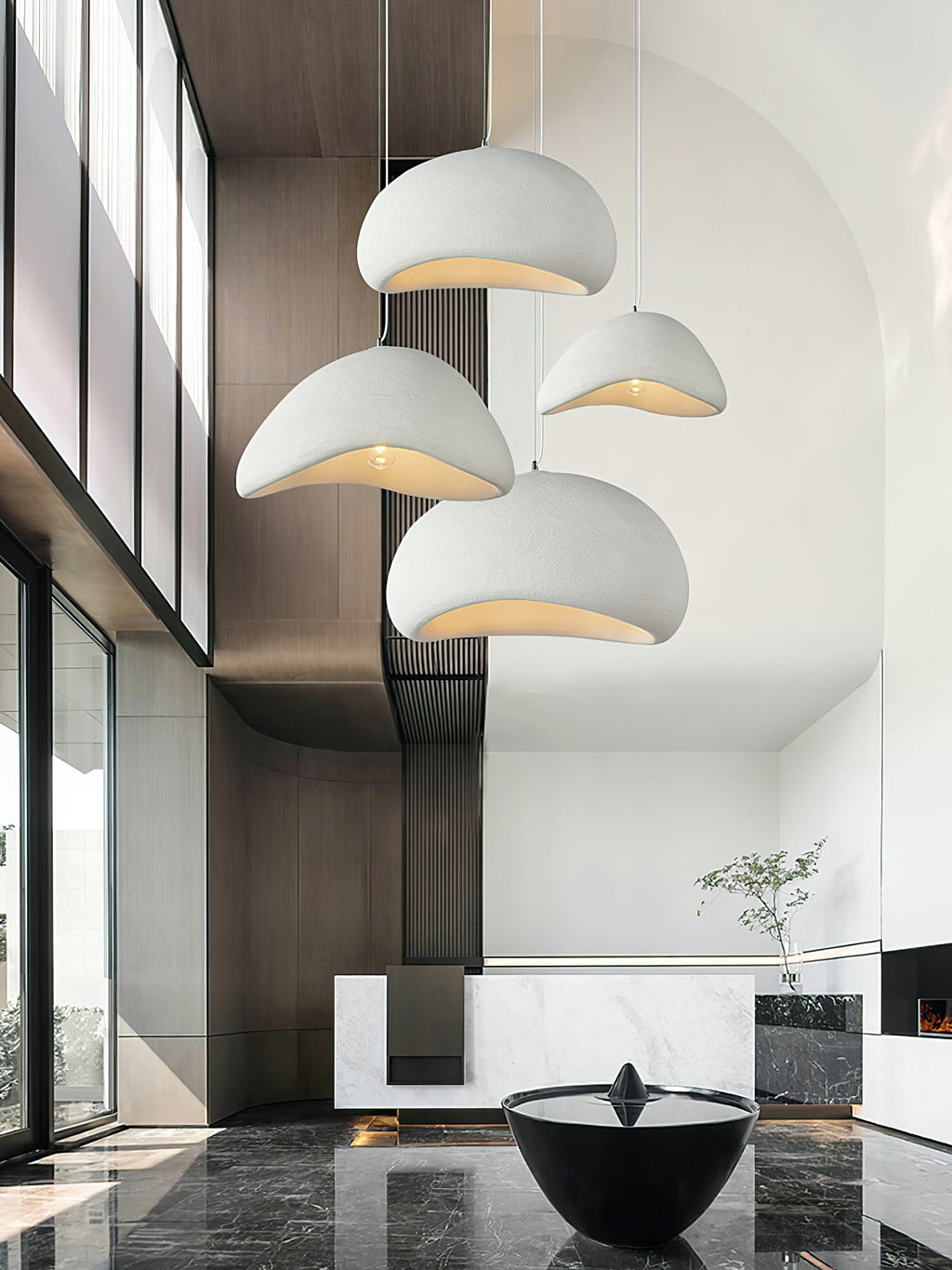 LED Cloud Pendant Light - Modern White Fixture for Living Room & Dining Room Lighting