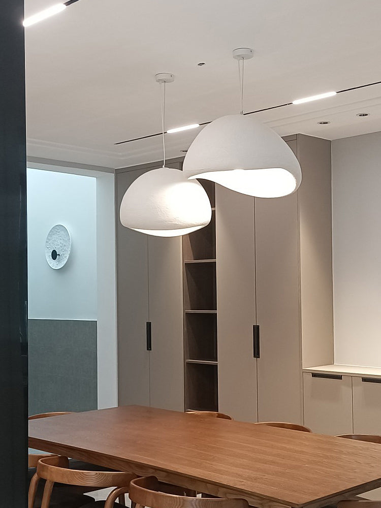 LED Cloud Pendant Light - Modern White Fixture for Living Room & Dining Room Lighting