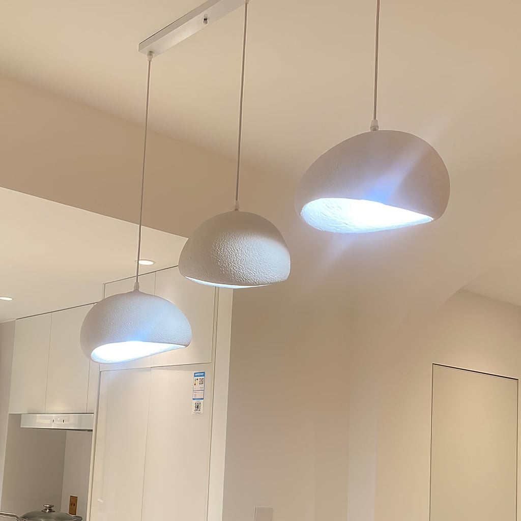 LED Cloud Pendant Light - Modern White Fixture for Living Room & Dining Room Lighting