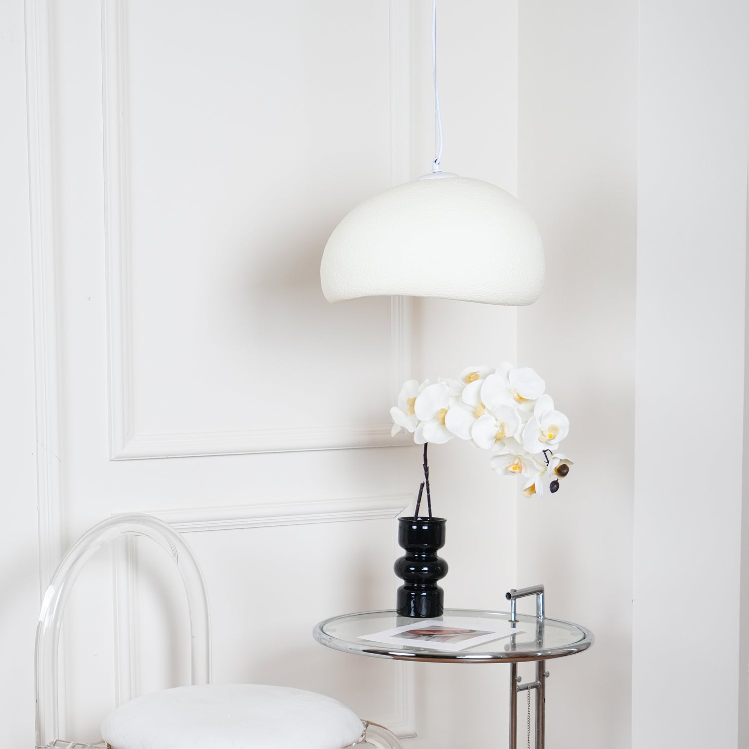 LED Cloud Pendant Light - Modern White Fixture for Living Room & Dining Room Lighting