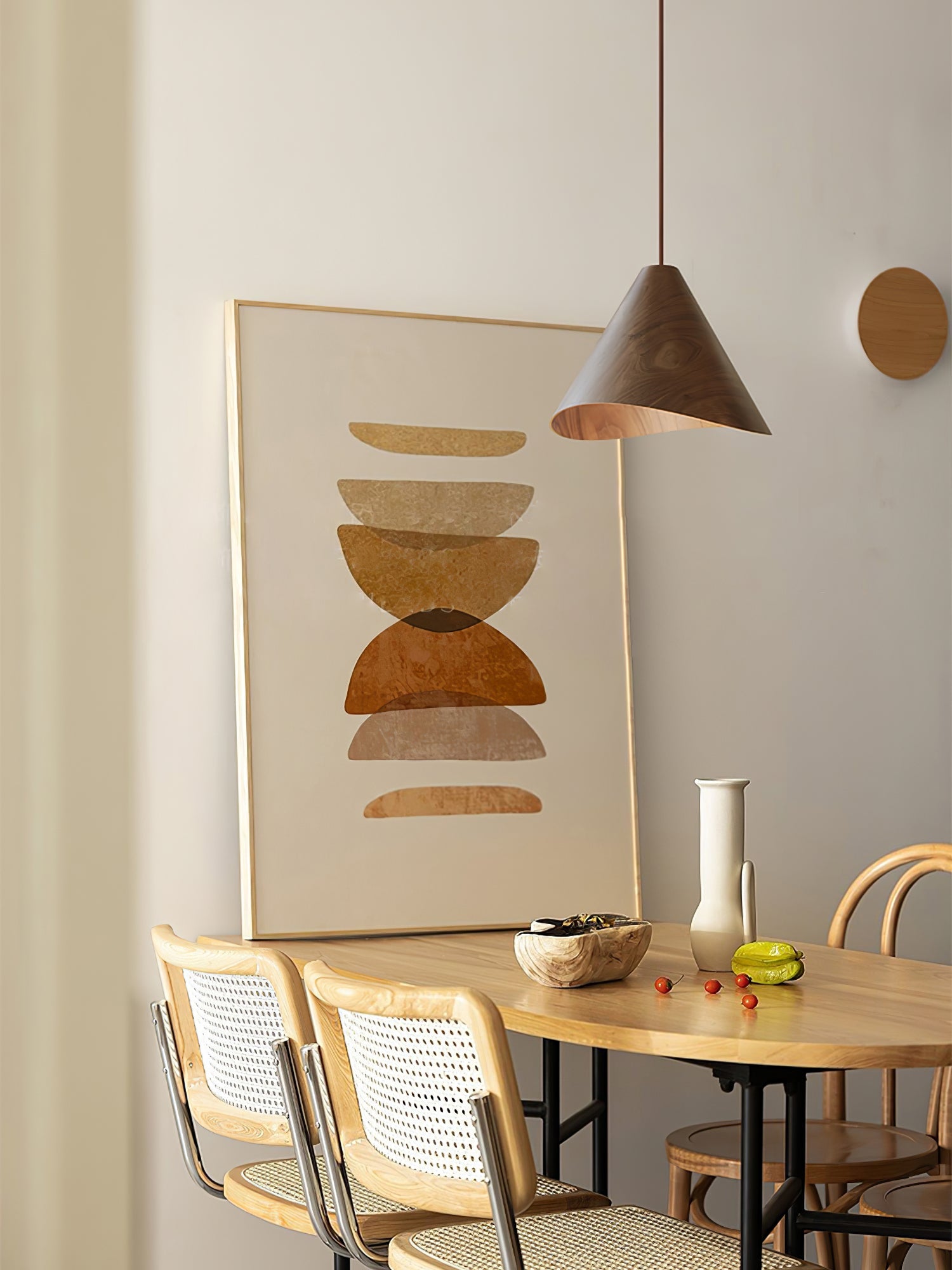 LED Conical Pendant Light Fixture - Modern Design for Kitchen Island & Dining Room Lighting