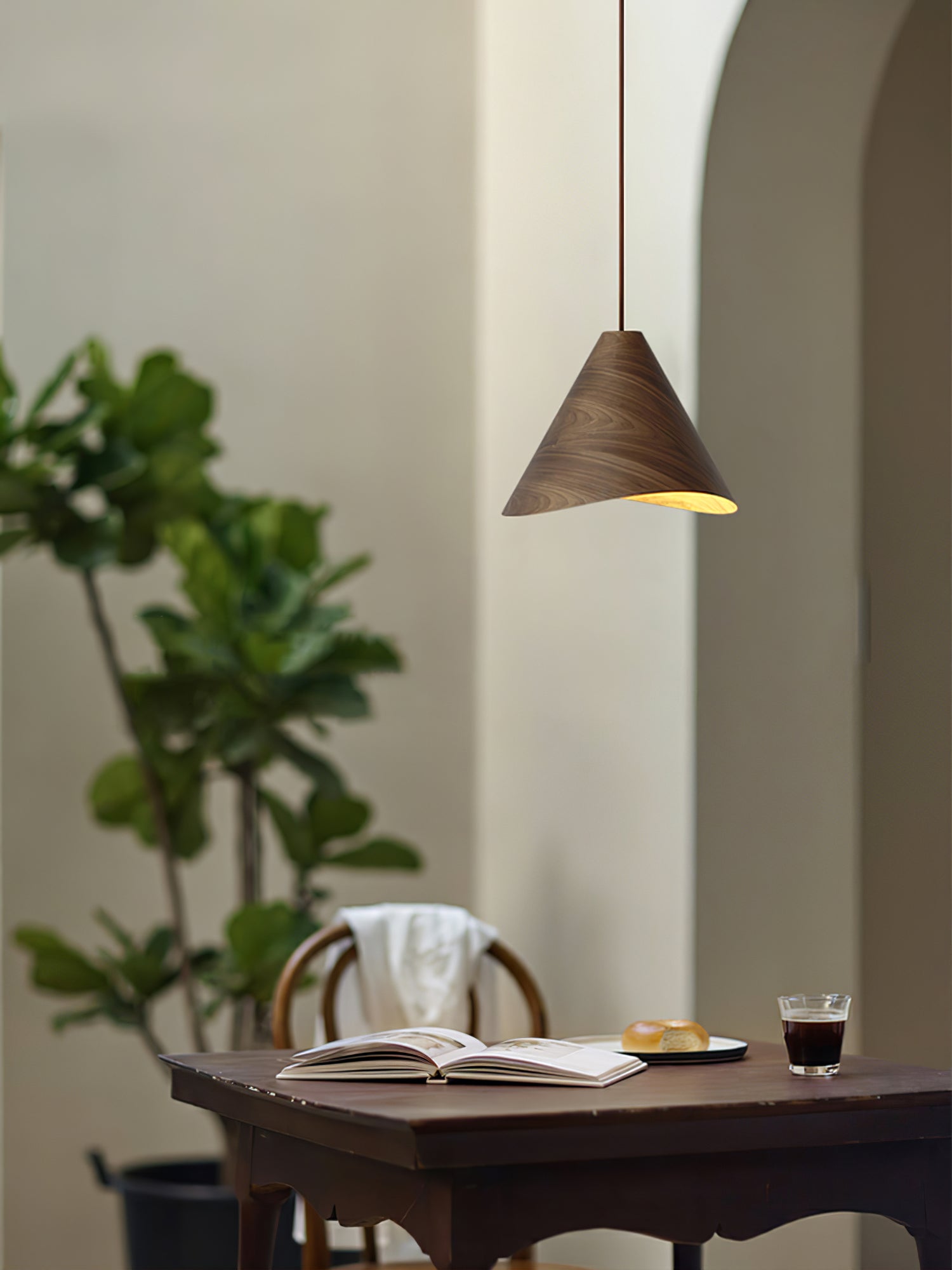 LED Conical Pendant Light Fixture - Modern Design for Kitchen Island & Dining Room Lighting