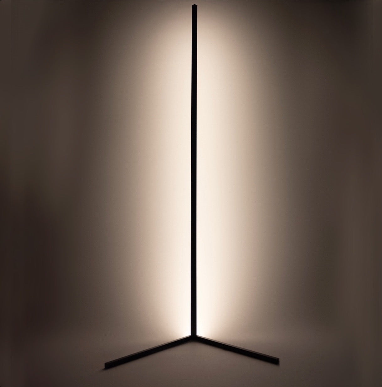 Minimalist Corner LED Floor Lamp: Perfect for Living Room, Bedroom & Office - Slim Lighting for Cozy Ambience