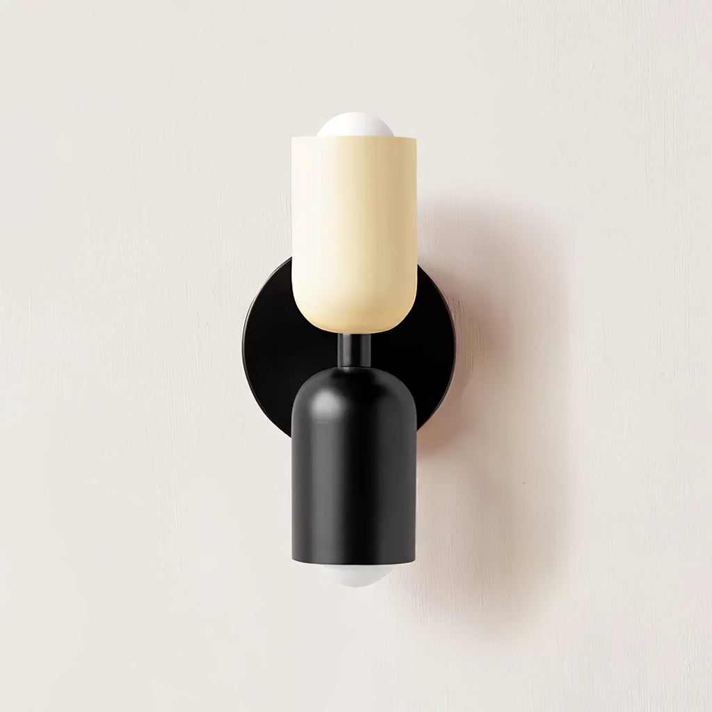 Double Wall Lamp | LED, Metal Construction & Adjustable Upward/Downward Light for Indoor Use
