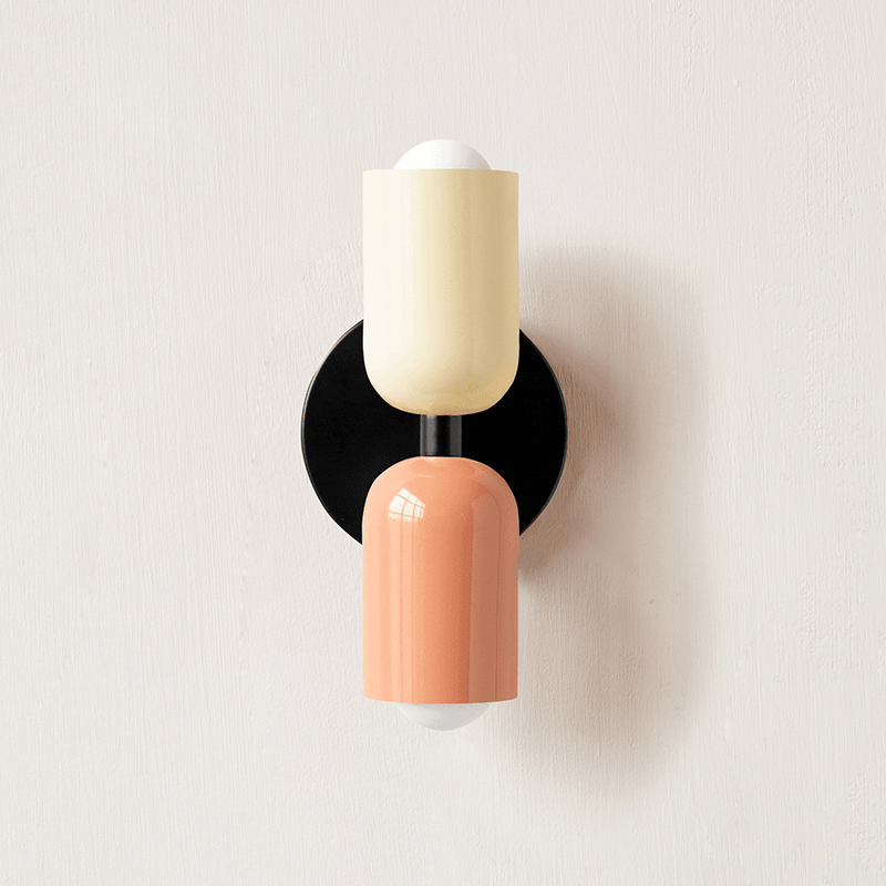 Double Wall Lamp | LED, Metal Construction & Adjustable Upward/Downward Light for Indoor Use