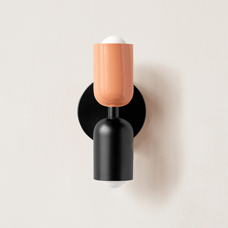 Double Wall Lamp | LED, Metal Construction & Adjustable Upward/Downward Light for Indoor Use