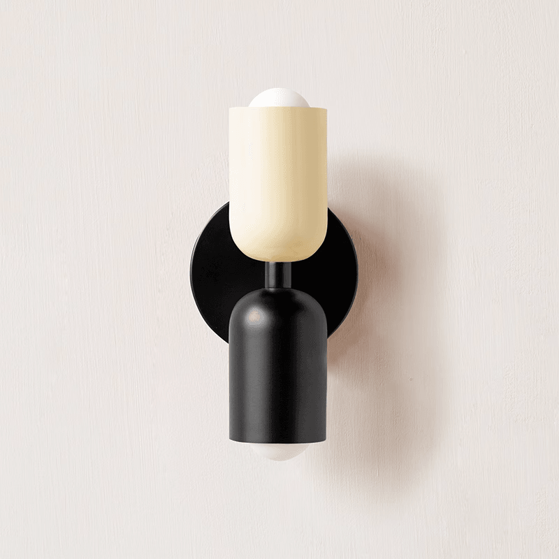 Double Wall Lamp | LED, Metal Construction & Adjustable Upward/Downward Light for Indoor Use
