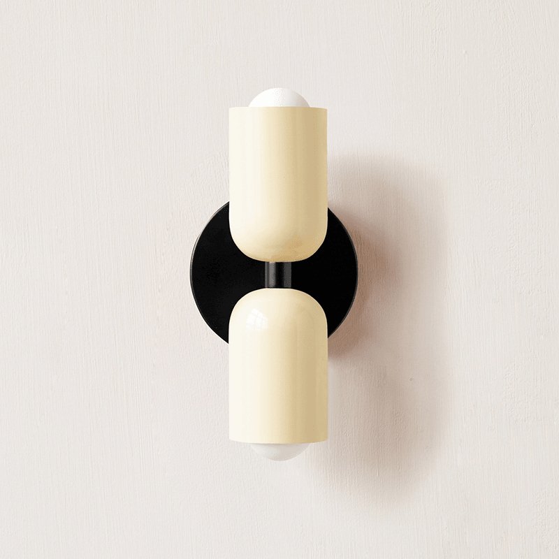 Double Wall Lamp | LED, Metal Construction & Adjustable Upward/Downward Light for Indoor Use