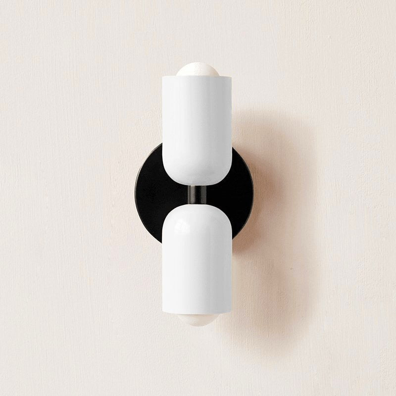 Double Wall Lamp | LED, Metal Construction & Adjustable Upward/Downward Light for Indoor Use