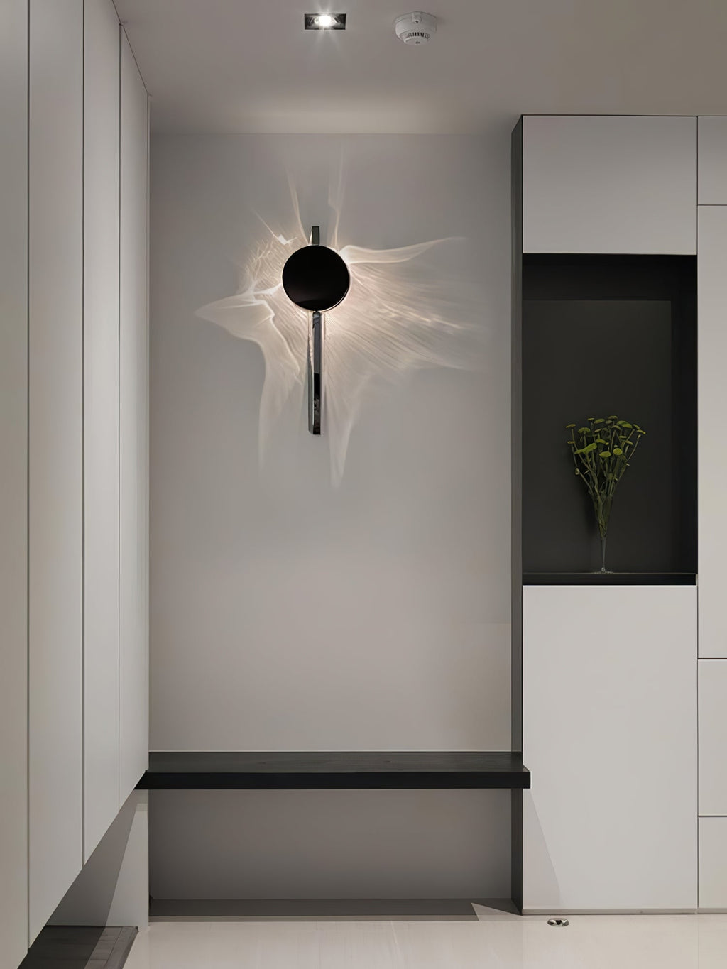 LED Wall Lamp with Creative Light and Shadow Design for Modern Home Decor & Ambient Lighting