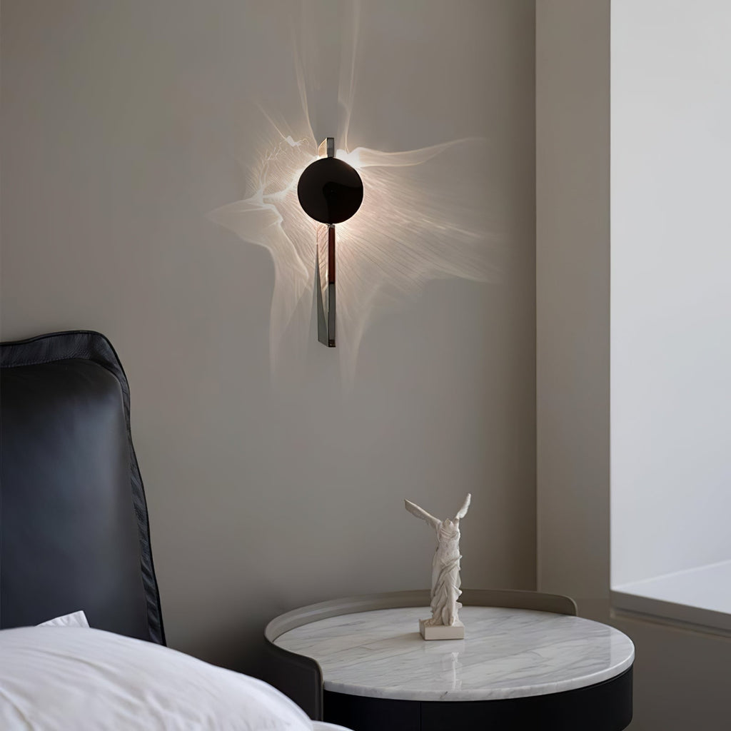 LED Wall Lamp with Creative Light and Shadow Design for Modern Home Decor & Ambient Lighting