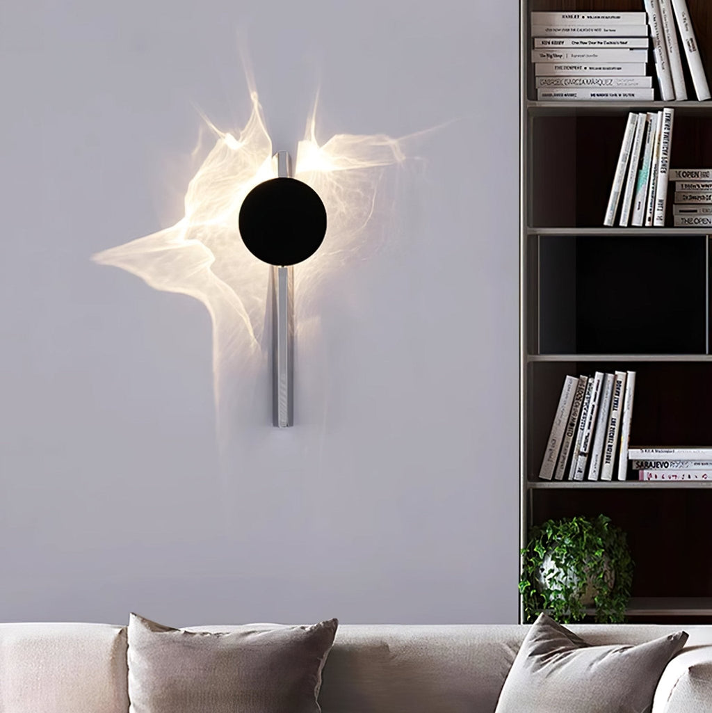 LED Wall Lamp with Creative Light and Shadow Design for Modern Home Decor & Ambient Lighting