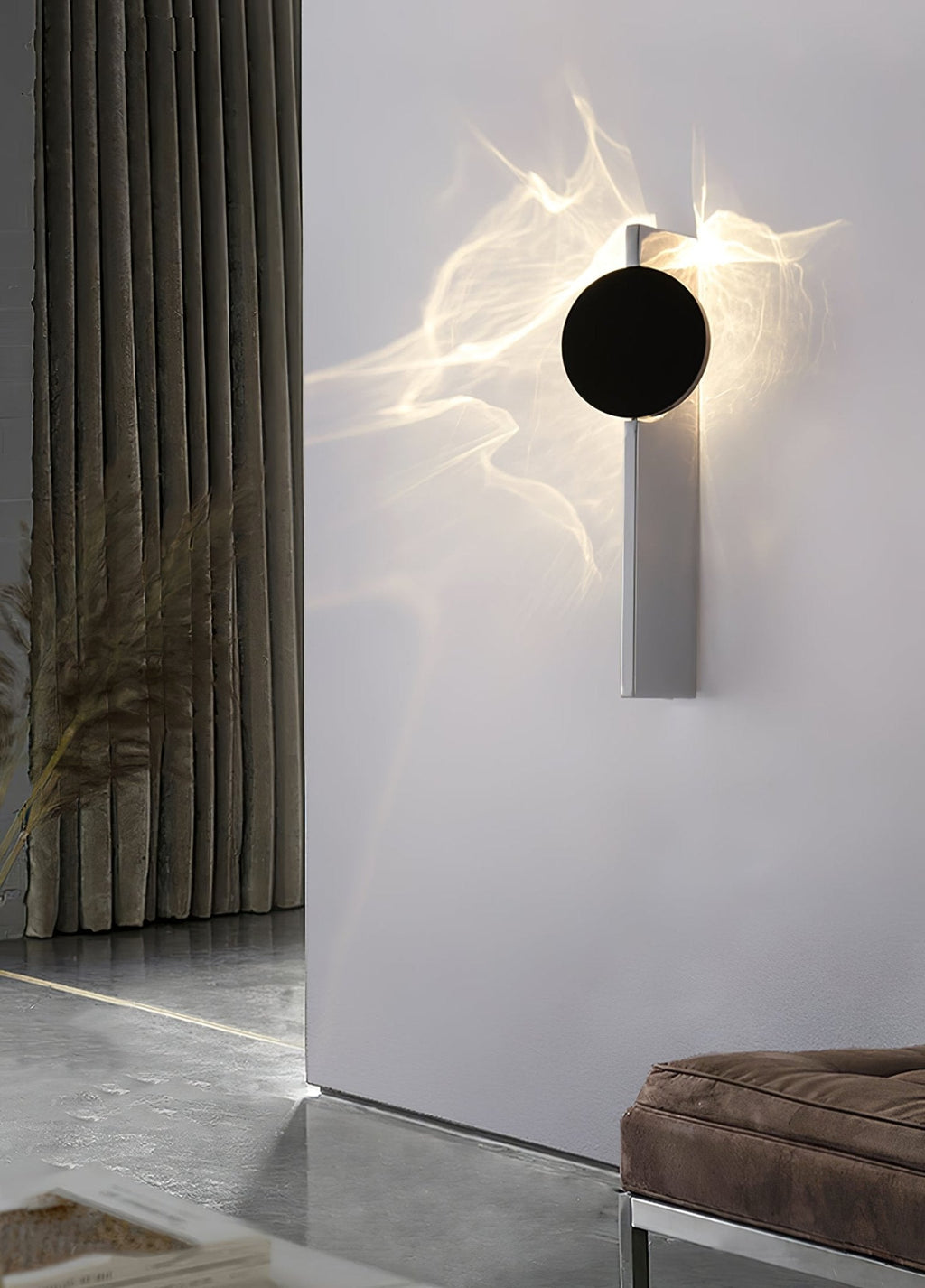 LED Wall Lamp with Creative Light and Shadow Design for Modern Home Decor & Ambient Lighting