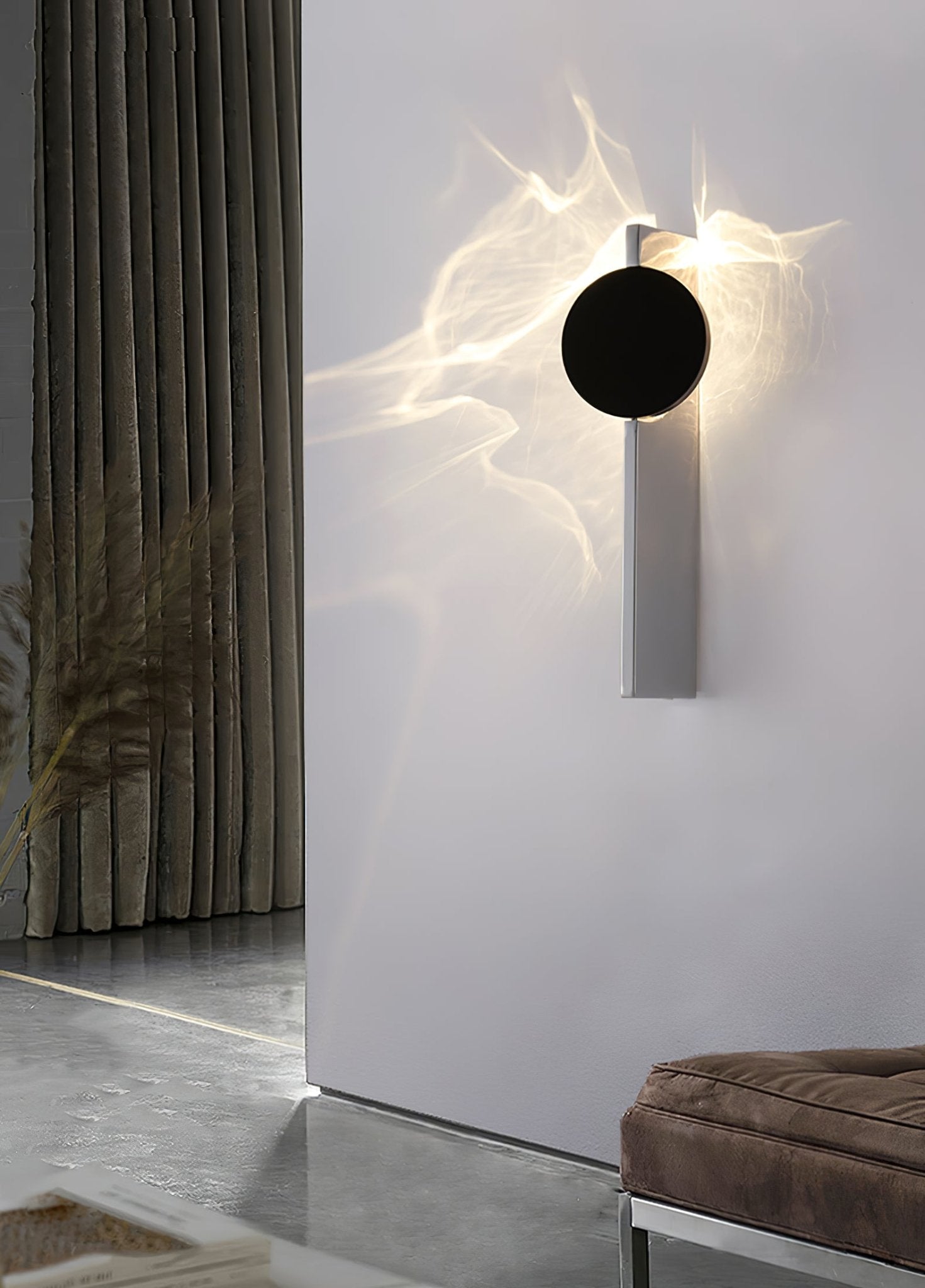 LED Wall Lamp with Creative Light and Shadow Design for Modern Home Decor & Ambient Lighting