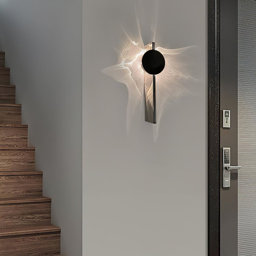 LED Wall Lamp with Creative Light and Shadow Design for Modern Home Decor & Ambient Lighting