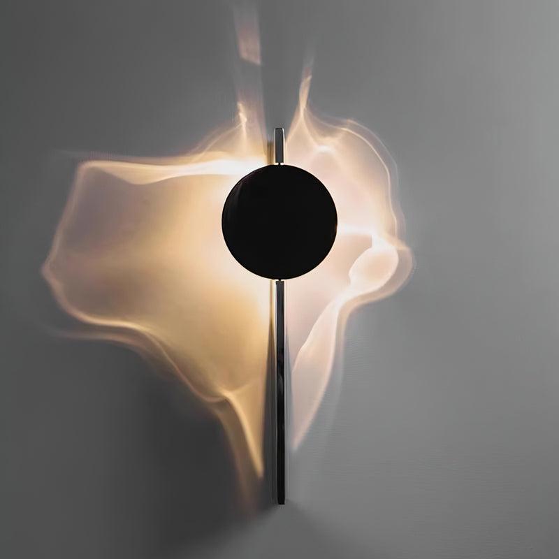 Creative Light and Shadow Wall Lamp | Stainless Steel, Integrated LED & Ideal for Indoor Use