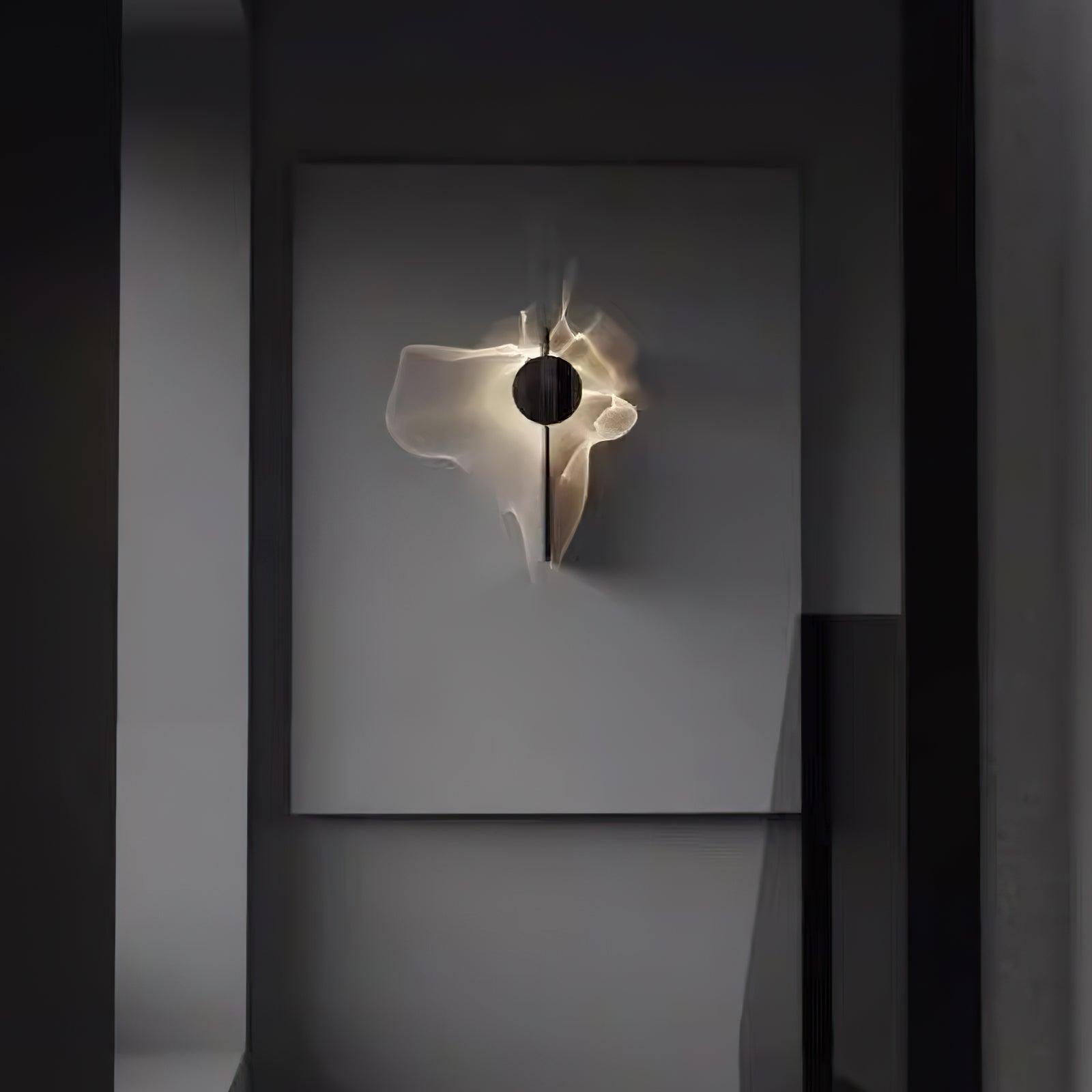 Creative Light and Shadow Wall Lamp | Stainless Steel, Integrated LED & Ideal for Indoor Use